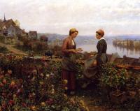 Daniel Ridgway Knight - Gossiping